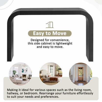 Mirod Modern Minimalist Console Table,Elegant and Versatile Design,Perfect for Living Room, Hallway, and Bedroom,Sturdy and Stable Frame