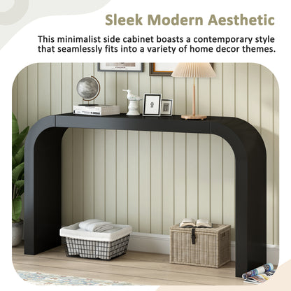 Mirod Modern Minimalist Console Table,Elegant and Versatile Design,Perfect for Living Room, Hallway, and Bedroom,Sturdy and Stable Frame