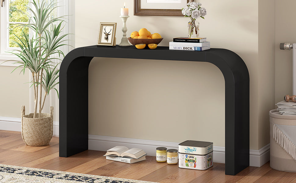 Mirod Modern Minimalist Console Table,Elegant and Versatile Design,Perfect for Living Room, Hallway, and Bedroom,Sturdy and Stable Frame