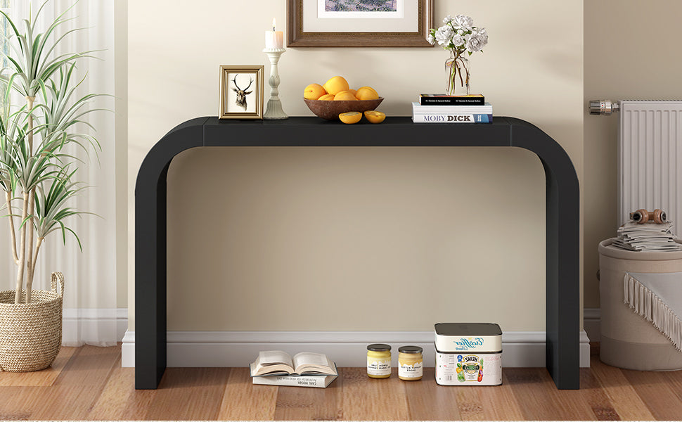 Mirod Modern Minimalist Console Table,Elegant and Versatile Design,Perfect for Living Room, Hallway, and Bedroom,Sturdy and Stable Frame