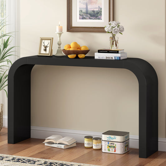 Mirod Modern Minimalist Console Table,Elegant and Versatile Design,Perfect for Living Room, Hallway, and Bedroom,Sturdy and Stable Frame