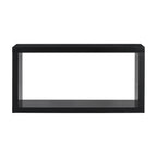 U_STYLE Modern Minimalist Entrance Table, Square Shaped Fashion Design, Easy to Assemble, Suitable for Entrance, Corridor, Living Room, Foyer