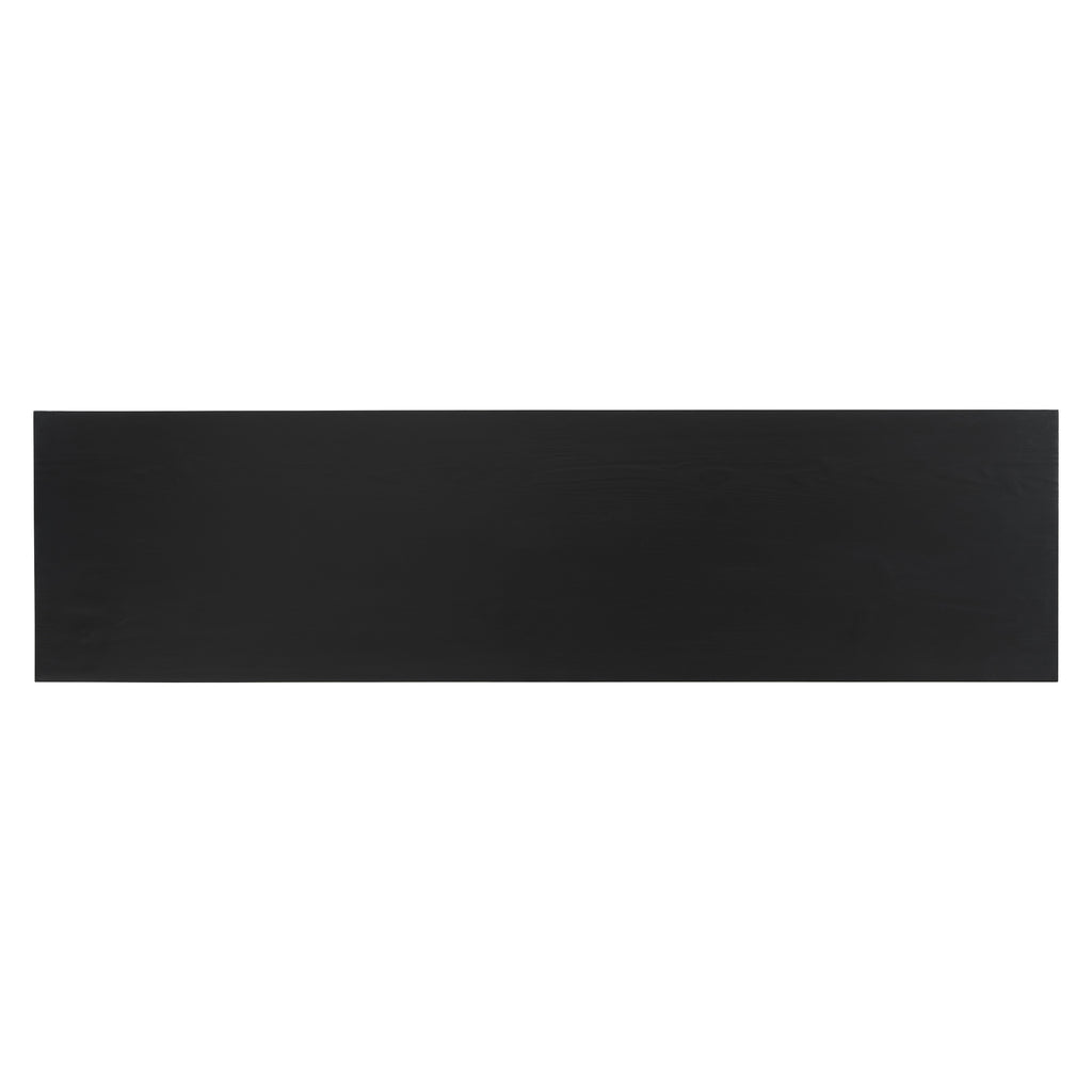 U_STYLE Modern Minimalist Entrance Table, Square Shaped Fashion Design, Easy to Assemble, Suitable for Entrance, Corridor, Living Room, Foyer