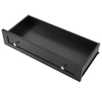 70.1' Modern High Freestanding Tall Bathroom Cabinet with 2 Adjustable Shelves, 3 Drawers, Soft Close Glass Doors – Ideal for Bathroom, Living Room, Kitchen Storage