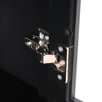 70.1' Modern High Freestanding Tall Bathroom Cabinet with 2 Adjustable Shelves, 3 Drawers, Soft Close Glass Doors – Ideal for Bathroom, Living Room, Kitchen Storage