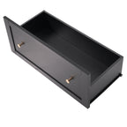 70.1' Modern High Freestanding Tall Bathroom Cabinet with 2 Adjustable Shelves, 3 Drawers, Soft Close Glass Doors – Ideal for Bathroom, Living Room, Kitchen Storage