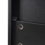 70.1' Modern High Freestanding Tall Bathroom Cabinet with 2 Adjustable Shelves, 3 Drawers, Soft Close Glass Doors – Ideal for Bathroom, Living Room, Kitchen Storage