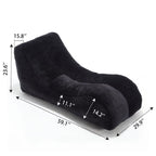 Creative bean bag sofa chair for adults filled with high-quality sponge that is plump and elastic fitting the curves of the human body and providing gentle support to the body in all as