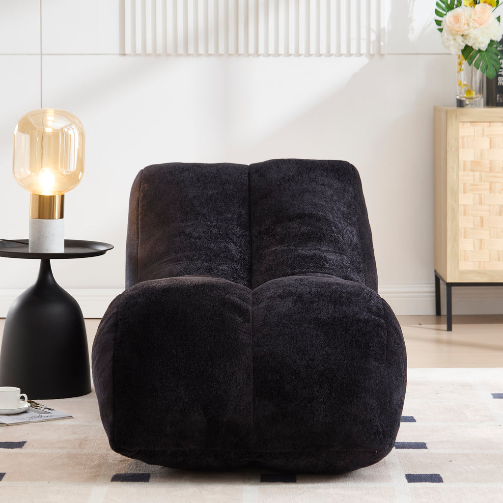 Creative bean bag sofa chair for adults filled with high-quality sponge that is plump and elastic fitting the curves of the human body and providing gentle support to the body in all as