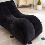 Creative bean bag sofa chair for adults filled with high-quality sponge that is plump and elastic fitting the curves of the human body and providing gentle support to the body in all as