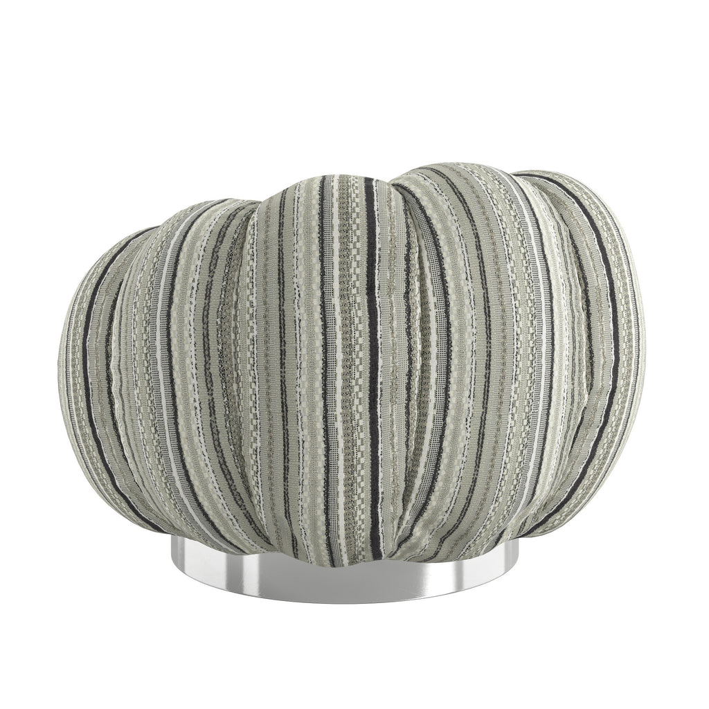 Black Pumpkin Swivel Accent Chair Accent Chair