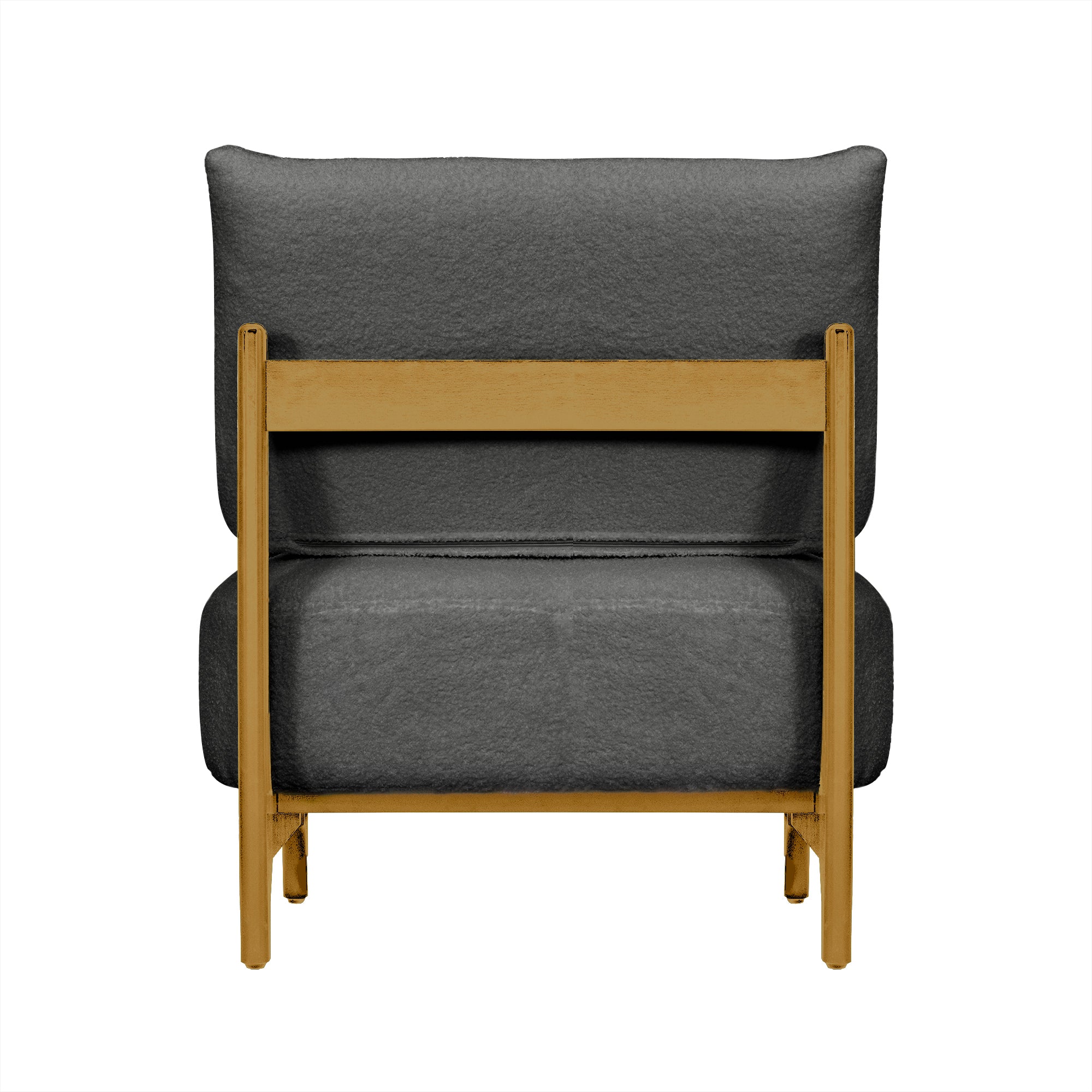 Single sofa chair Living Room Bedroom Lamb fleece Single Chair Retro Solid Wood Lazy Sofa Casual Chair (Black)