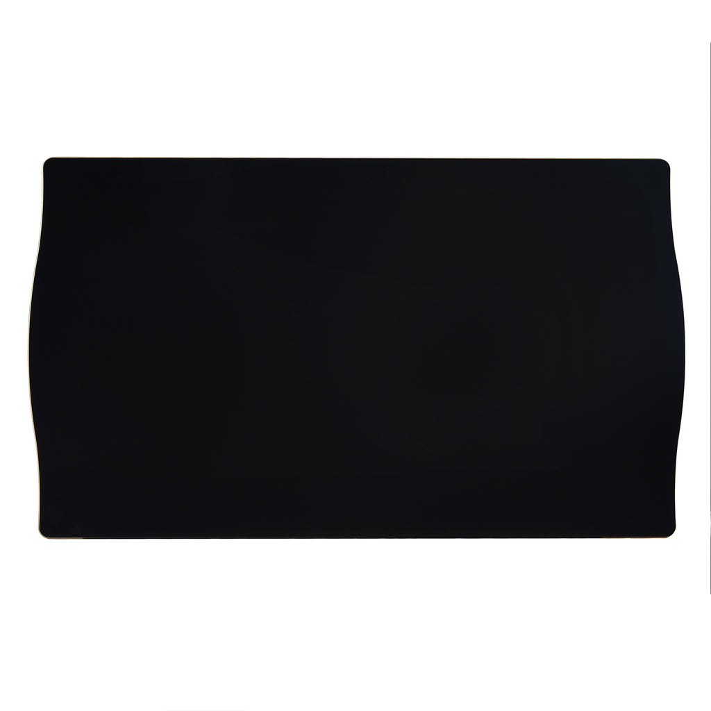 6-Piece Kitchen Dining Table Set, 60' Rectangular Table and 4 High-Back Tufted Chairs & 1 Bench for Dining Room and Kitchen (Black) (OLD SKU: N752S000080) Dining Table Set