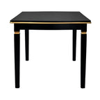 6-Piece Kitchen Dining Table Set, 60' Rectangular Table and 4 High-Back Tufted Chairs & 1 Bench for Dining Room and Kitchen (Black) (OLD SKU: N752S000080) Dining Table Set