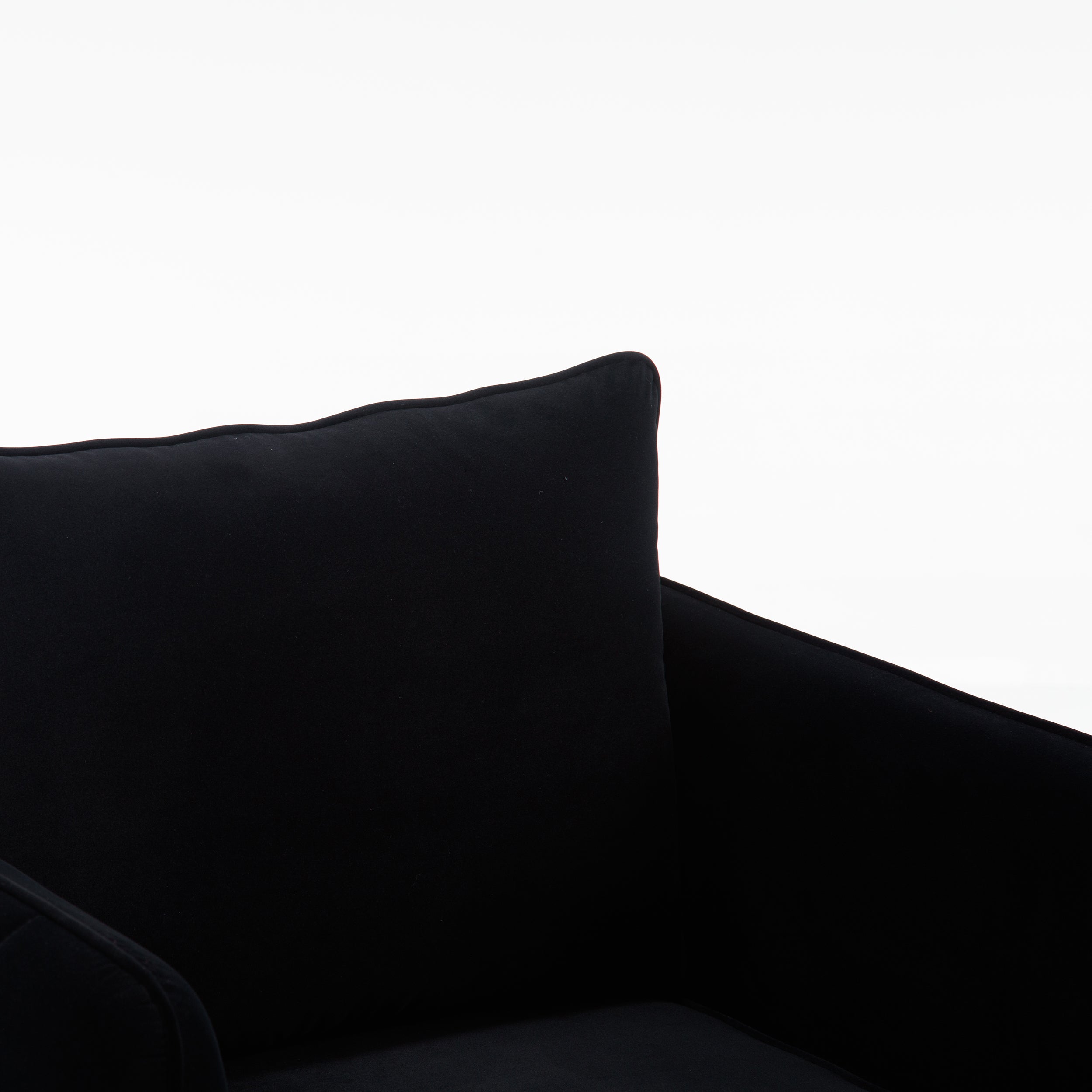 Accent Chair for Living Room, Velvet Comfy Single Sofa Chair Mid-Century Modern Armchair with 1 Pillow and Metal Legs for Bedroom Office Reading