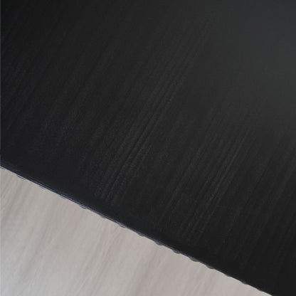 Black wood Console Table, 59in Entryway Table, Curved Waterfall-style Table,Console table with wood beads,Entrance Table for Entryway, Hallway, Living Room, Foyer, Corridor, Office