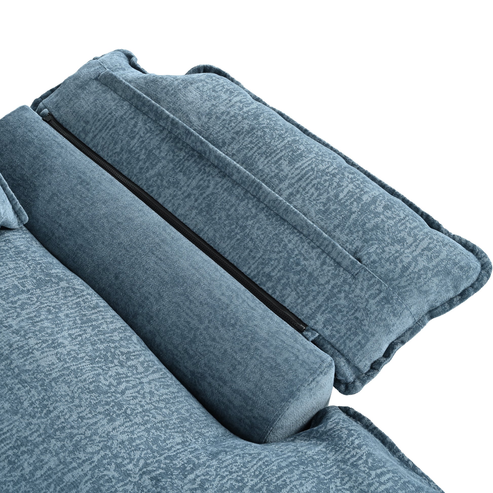 U_STYLE U-Shaped Chenille Sectional Sofa with Adjustable Armrest Pillows - Perfect for Living Rooms, Offices, and Spacious Spaces