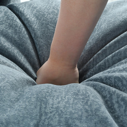 U_STYLE U-Shaped Chenille Sectional Sofa with Adjustable Armrest Pillows - Perfect for Living Rooms, Offices, and Spacious Spaces