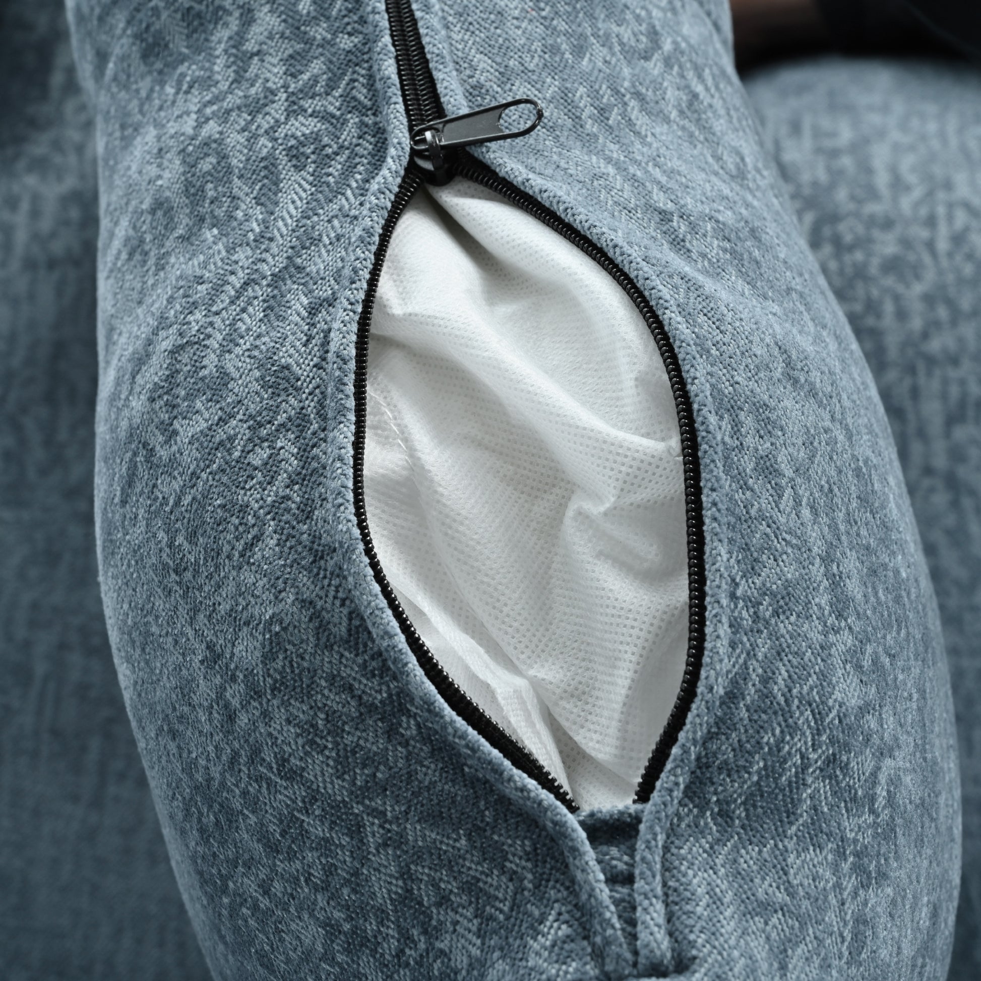 U_STYLE U-Shaped Chenille Sectional Sofa with Adjustable Armrest Pillows - Perfect for Living Rooms, Offices, and Spacious Spaces