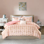 Metallic Printed Comforter Set