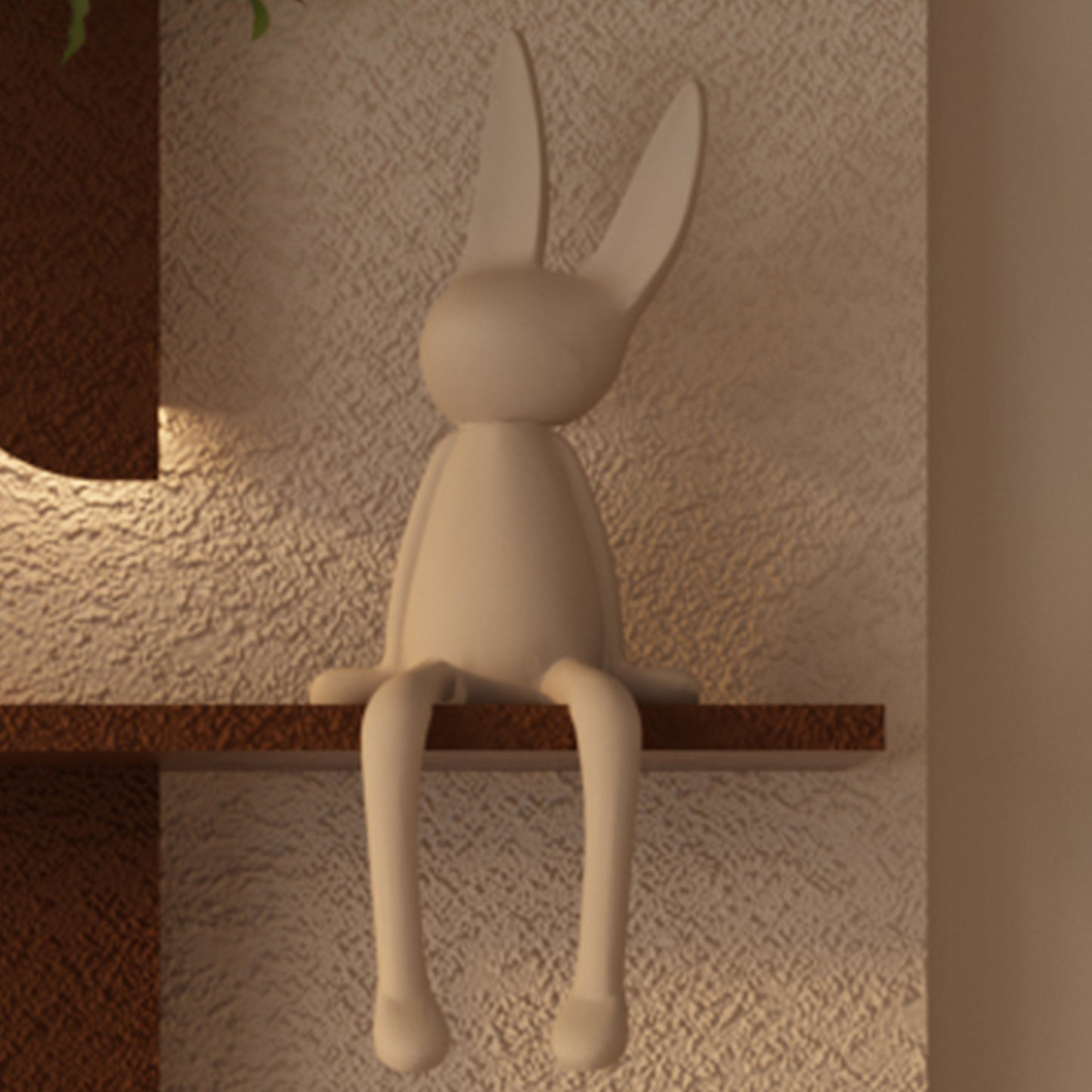 BotaniBeam Adjustable 3-Color LED Sandstone Wall Decor with Simulated Plants - 3D Art Sculpture, Glass Vase & Remote Control Light