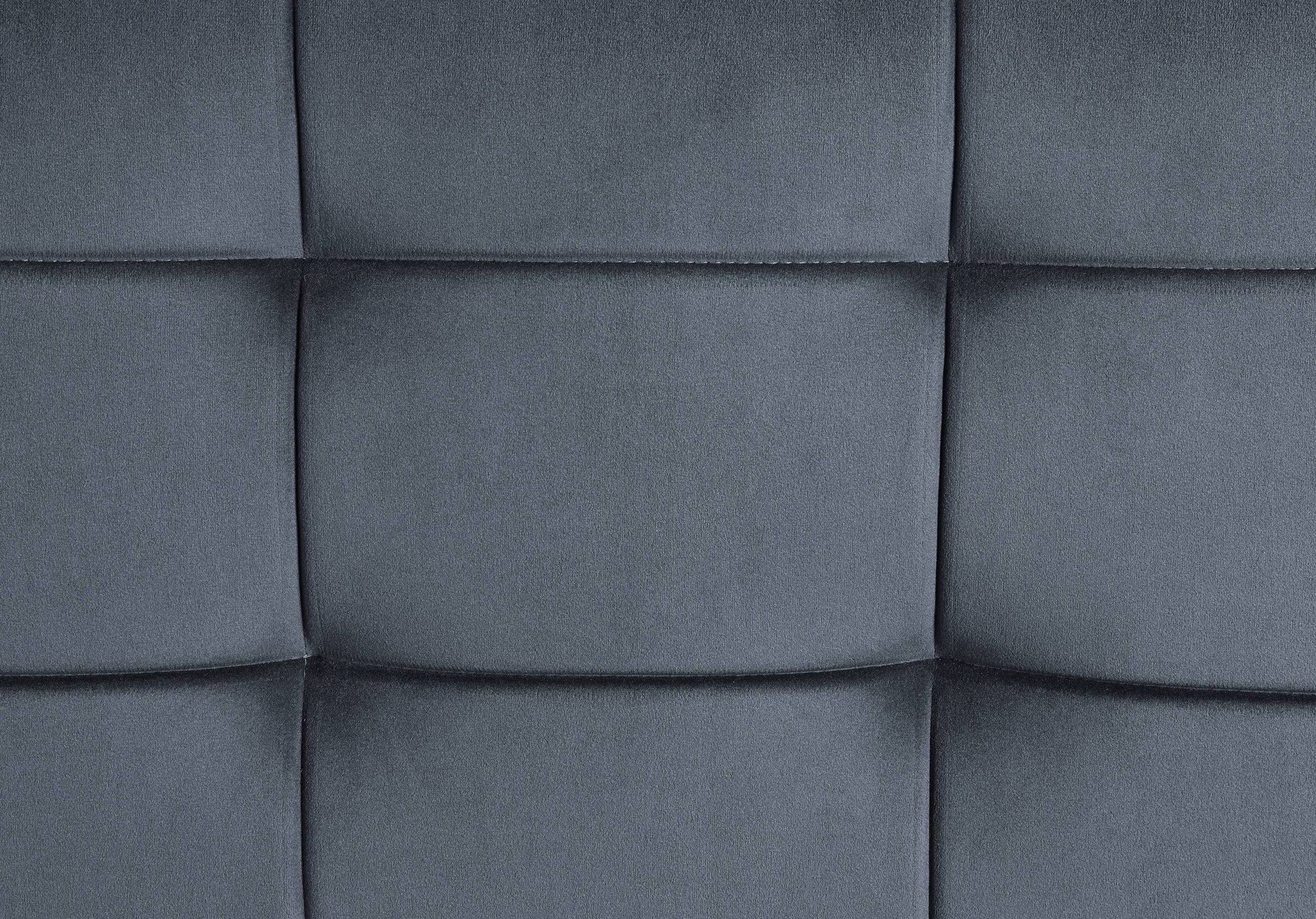 Brantley Gray Velvet & Sandy Gray Finish Ottoman