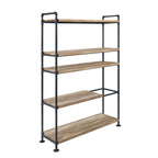 Brantley Oak & Sandy Black Finish Bookshelf