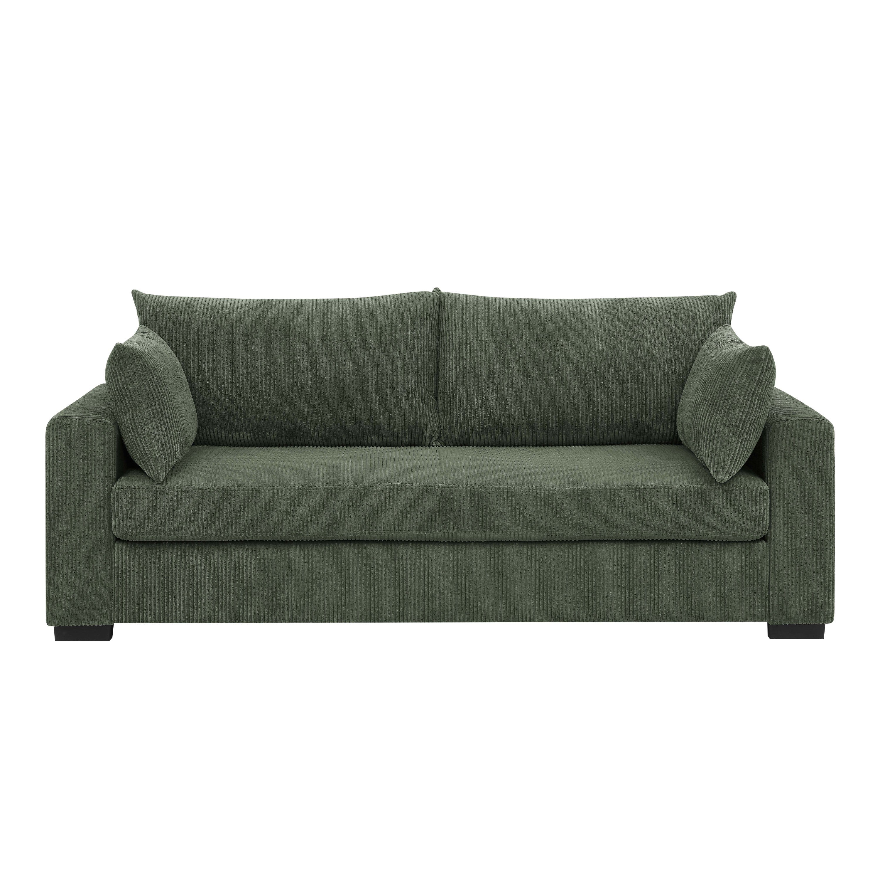 Coastal Haven Corduroy Sofa