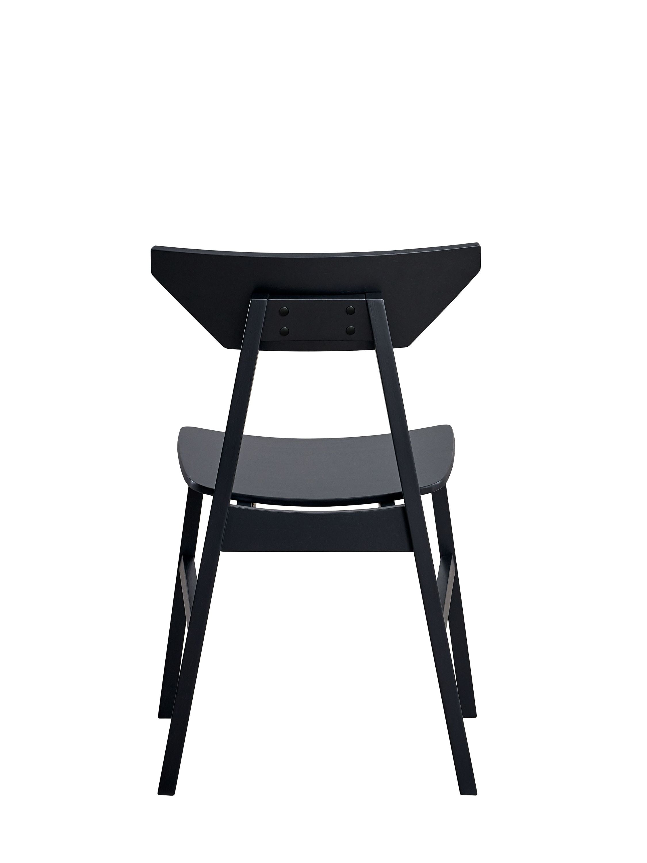 Briar Black Finish Side Chair (Set of 4)