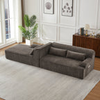 Chenille L-Shape Luxury Sectional Oversized Sofa,Mnimalist Design,Comfy Sleeper Couch for Living Room,Apartment&Reception Spaces,No Assembly Required Sectional Sofa