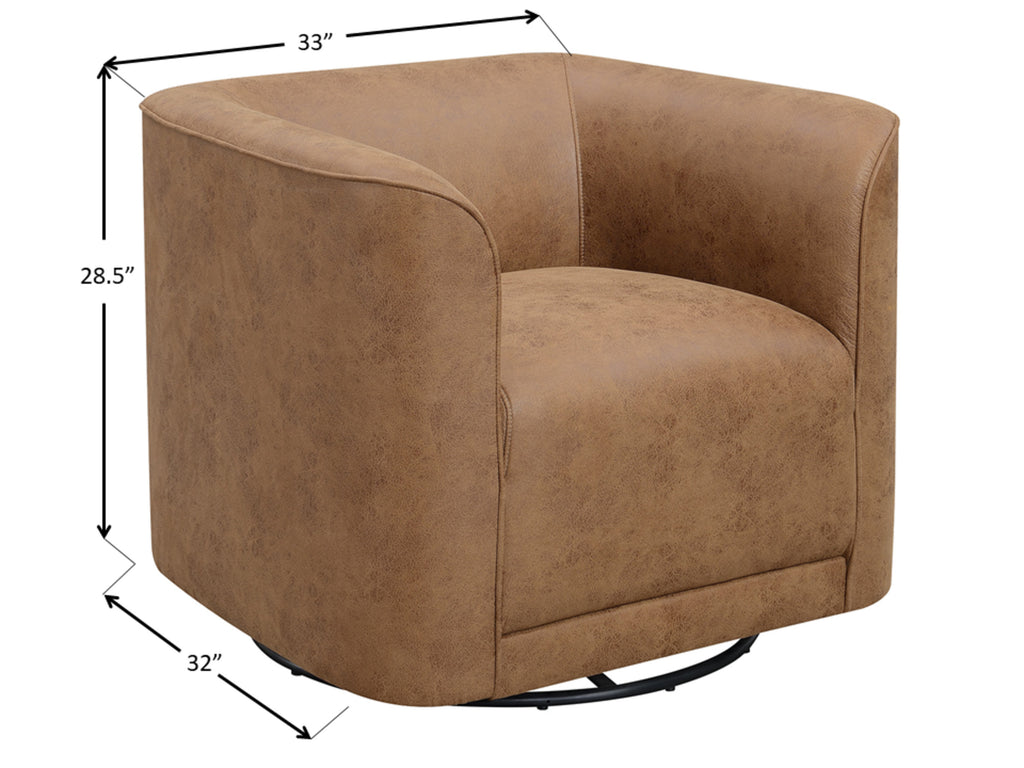 Brown Swivel Accent Chair Accent Chair