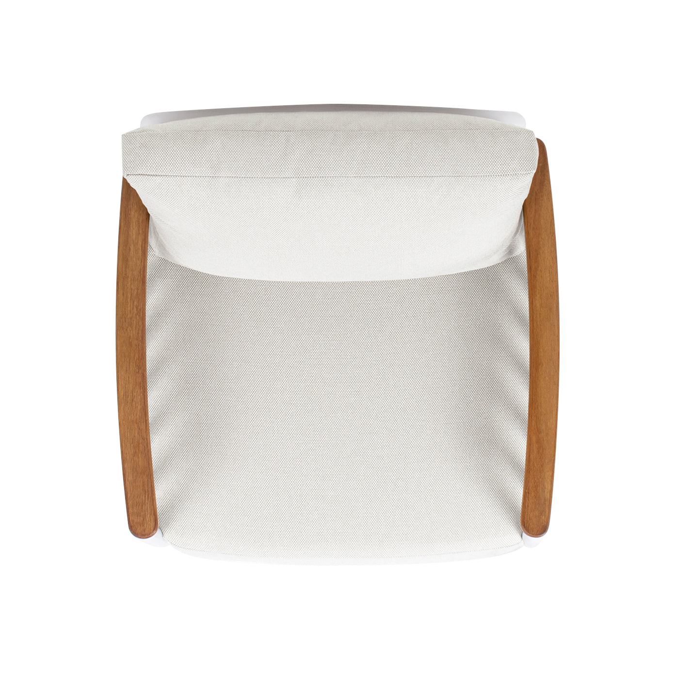 Calarono 29' Teak & Aluminum Patio Accent Arm Chair Set of 2 Sand Dune Chenille