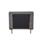 CANON Modern Velvet Foldable Sofa Bed Set of 2- 3-Position Adjustable Backrest, Converts to Twin Beds in 10 Seconds,Includes Pillows, Grey Space-Saving Living Room Furniture