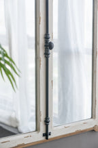 27.5" x 3" x 48" Arch Wood Wall Mirror - Groovy Boardz