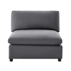 Cassandra Armless Slipper Chair - Charcoal Accent Chair