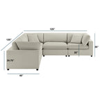 Cassandra Modular 5-Piece Sectional Sectional Sofa
