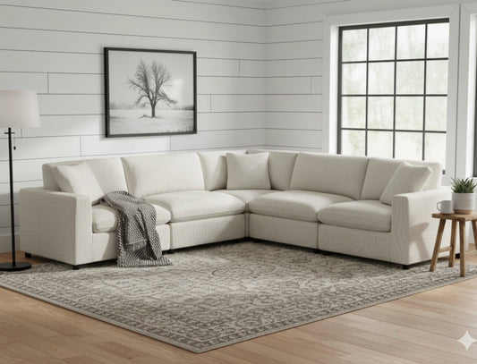 Cassandra Modular 5-Piece Sectional Sectional Sofa