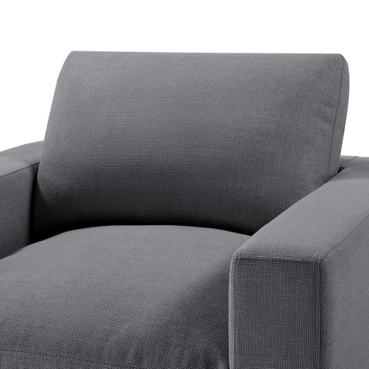 Cassandra Modern Armchair - Charcoal Accent Chair