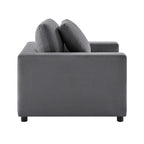 Cassandra Modern Armchair - Charcoal Accent Chair