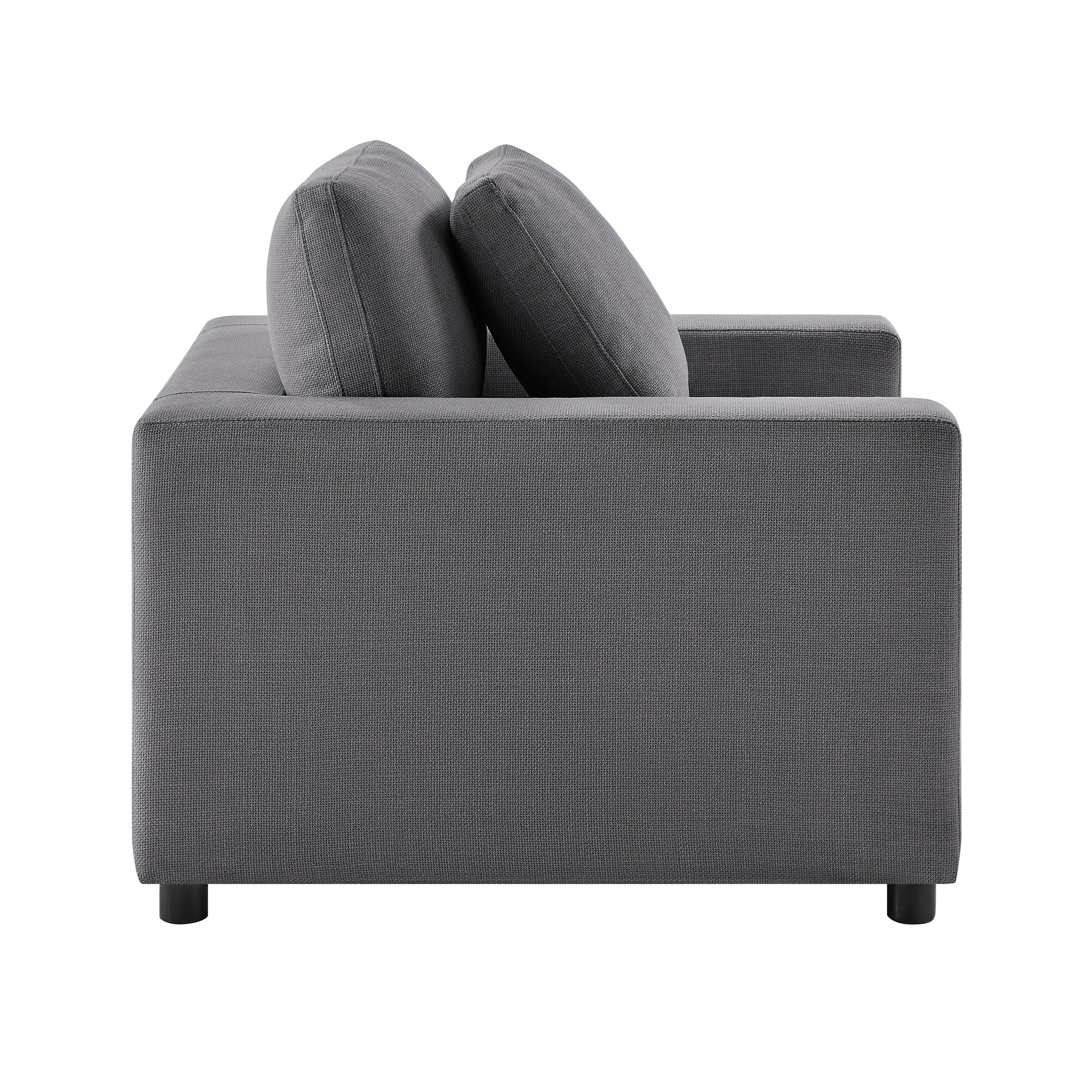 Cassandra Modern Armchair - Charcoal Accent Chair