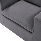 Cassandra Modern Armchair - Charcoal Accent Chair