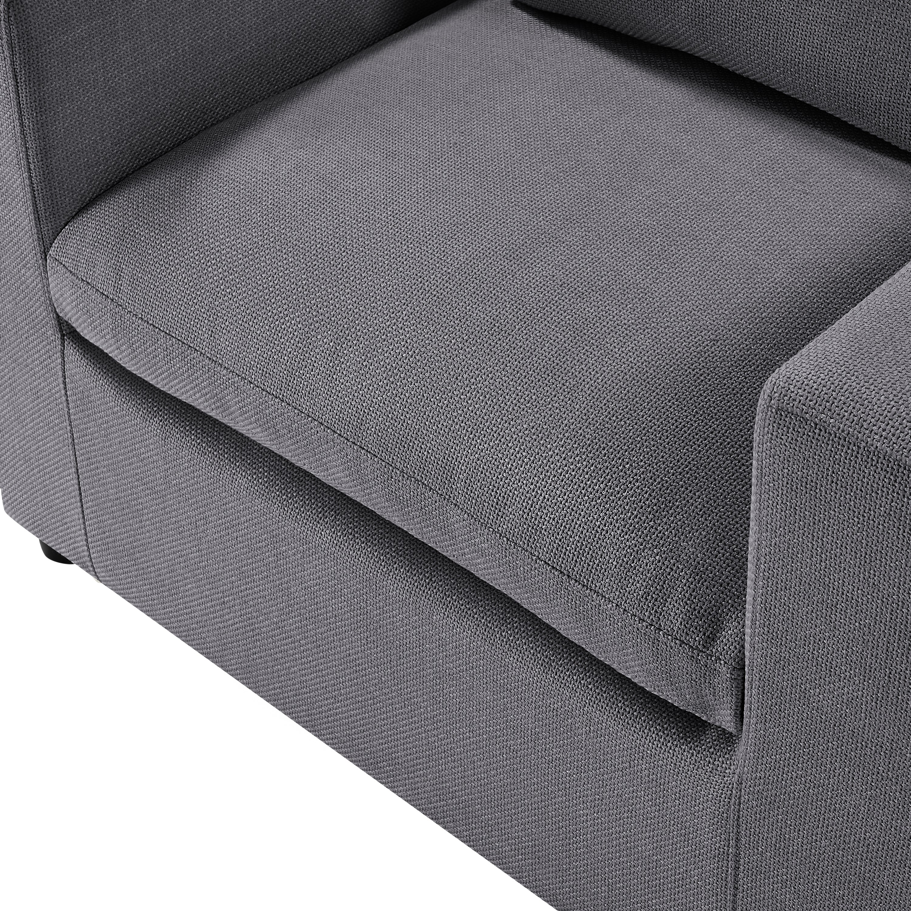 Cassandra Modern Armchair - Charcoal Accent Chair