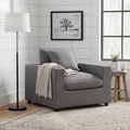 Cassandra Modern Armchair - Charcoal Accent Chair