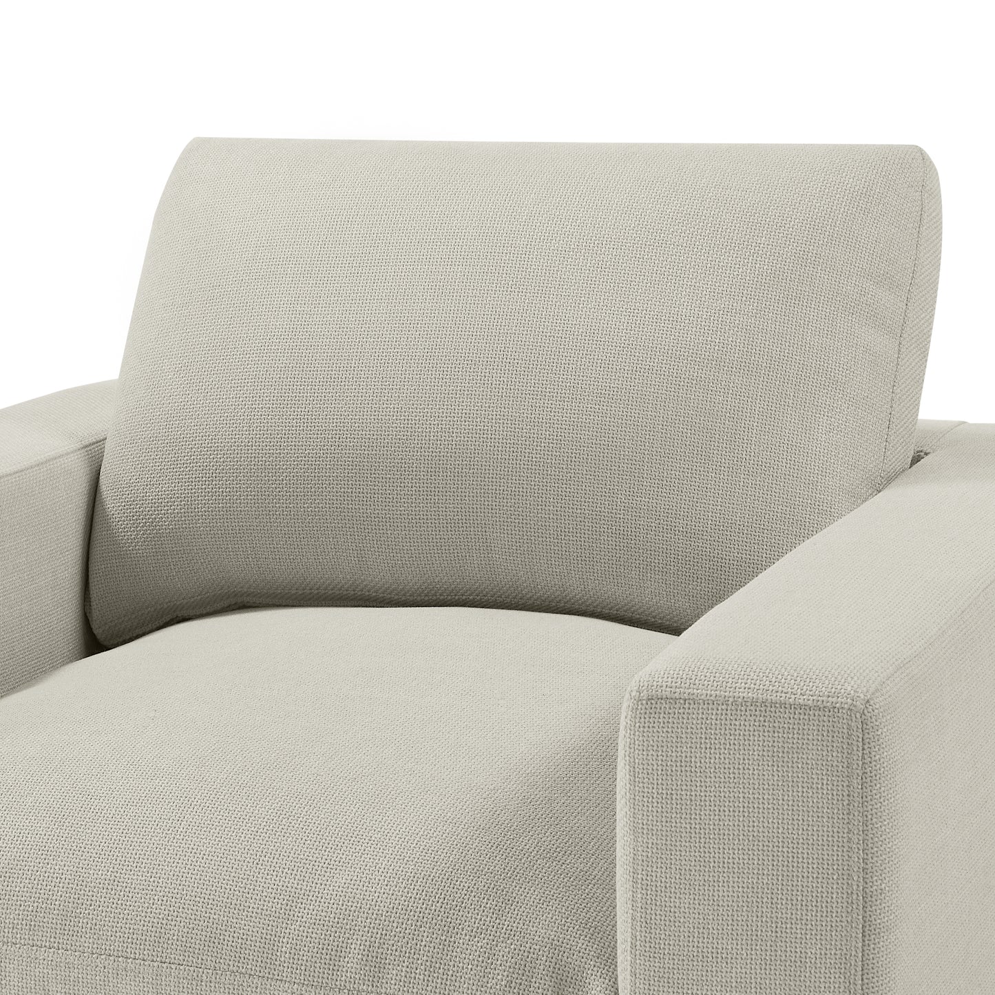 Cassandra Modern Armchair - Beige Accent Chair