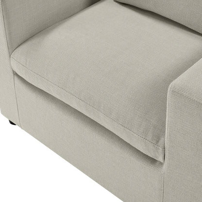 Cassandra Modern Armchair - Beige Accent Chair