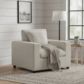 Cassandra Modern Armchair - Beige Accent Chair