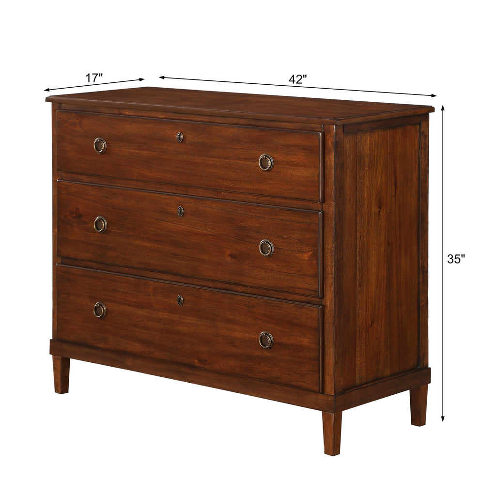 Chamberlin Brown 3 Drawer Dresser