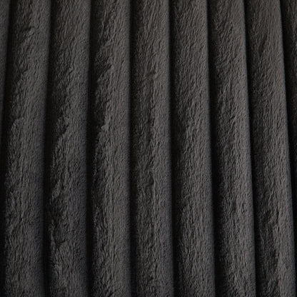 49.2' Wide Faux Fur Flip Top Storage Bench with Black Metal Legs, Bed End Stool Foot Rest for Living Room Entryway Dorm Bedroom,Charcoal