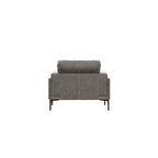 Charcoal Gray Leather Chair Accent Chair