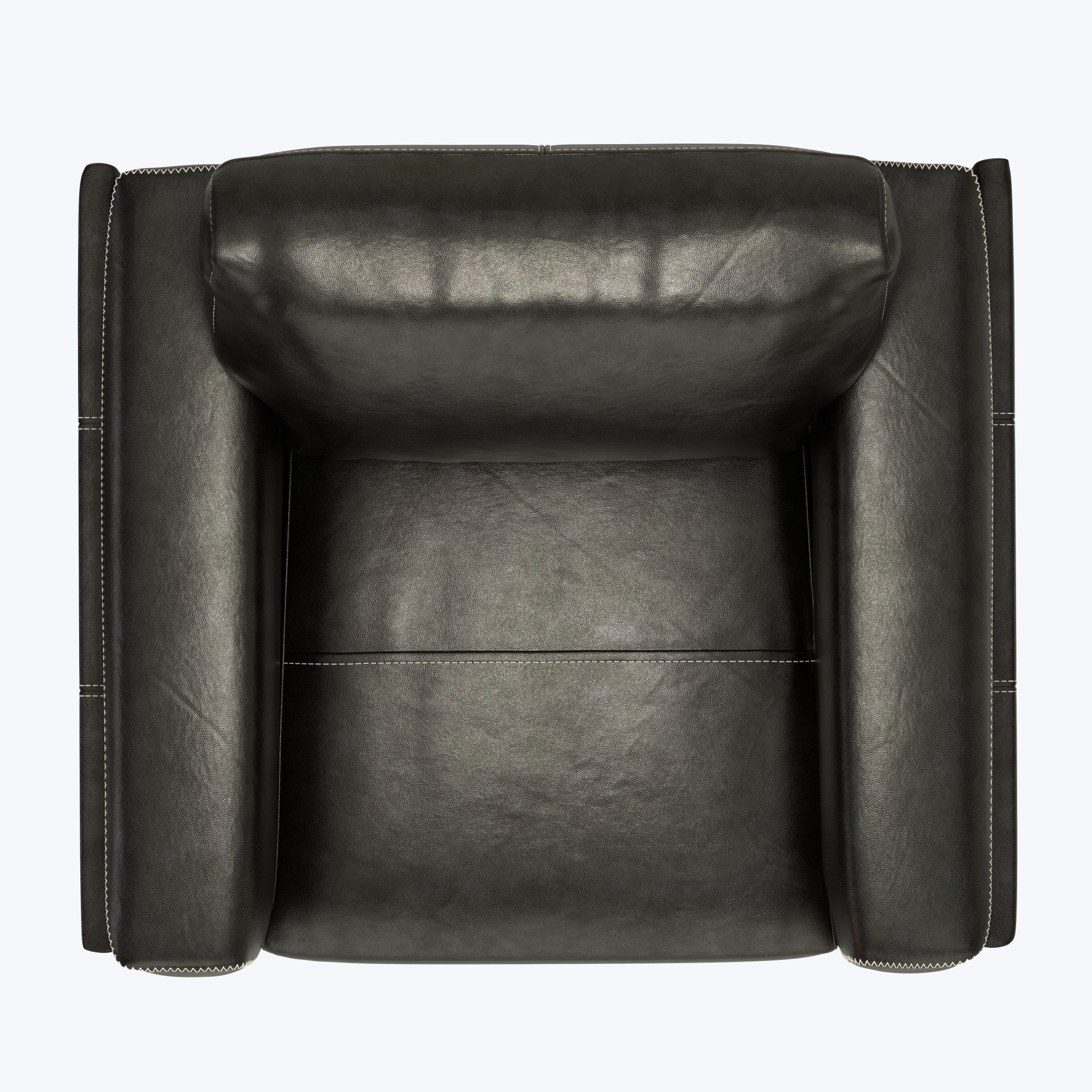 Charcoal Gray Leather Chair Accent Chair